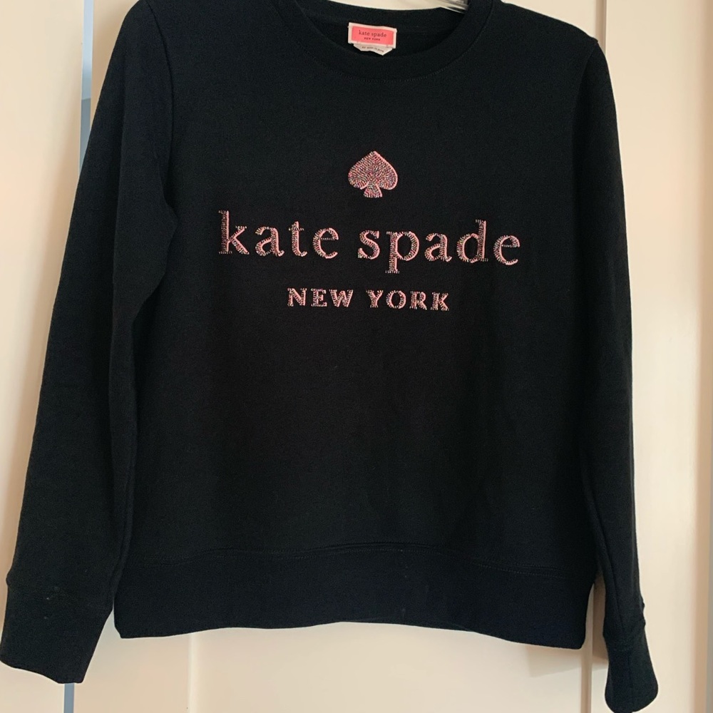 Kate Spade black sweatshirt size XS